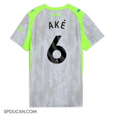 Zenski Nogometni Dres Manchester City Nathan Ake #6 Rezervni 2025-26 Kratak Rukav Zenski Nogometni Dres Manchester City Nathan Ake #6 Rezervni 2025-26 Kratak Rukav